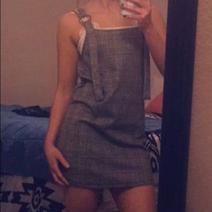 Overall mini dress